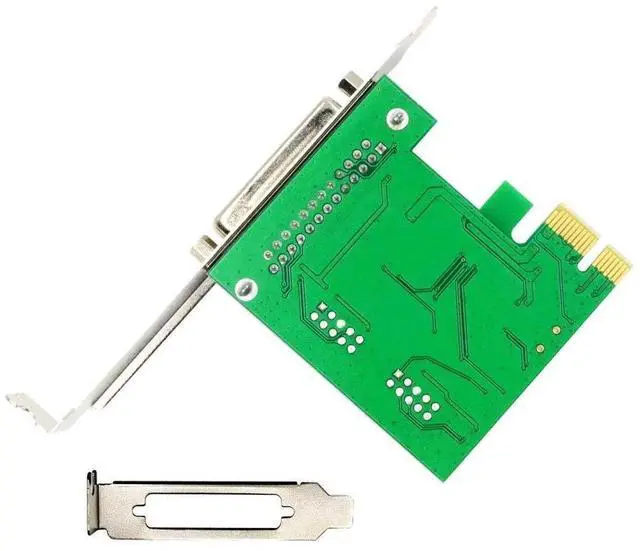 Alt view image 7 of 7 - PCIe Parallel Port Expansion Card, PCI Express to DB25 LPT Converter Adapter Controller for Desktop with Low Bracket, Support SPP / PS2 / EPP/ECP Modes