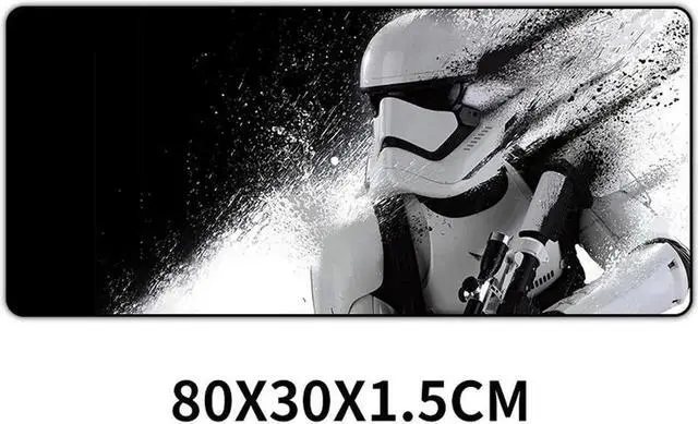 Main image of 80x30cm Star Wars Gaming Mouse Pad XXL Computer Mousepad Large XL Rubber Desk Keyboard Mouse Pad Mat Gamer for Call of Duty 3 Gaming Mouse Pad