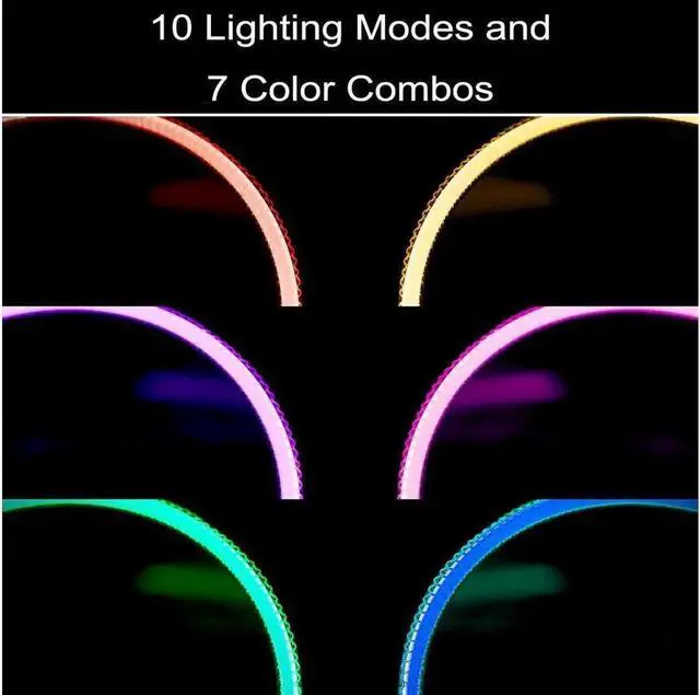 Alt view image 2 of 7 - Extended RGB Gaming Mouse Pad, Extra Large Gaming Mouse Mat for Gamer, Waterproof Office Desktop Mat with 10 Lighting Mode, for PC Computer RGB Keyboard Mouse - 31.5'' x 15in x 4mm(Map)