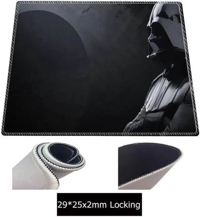 Alt view image 2 of 3 - Darth Vader Star Wars Large Mouse Pad Locking Edge Mouse Mat Gamer Computer Mouse Pad Desk Mats Mousepad for Cs Go LOL