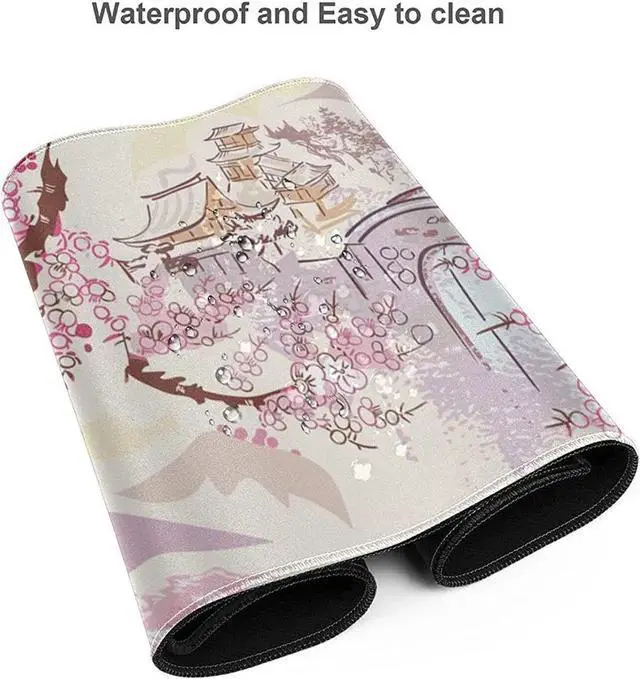 Alt view image 5 of 6 - Ancient Asian Gaming Mouse Pad Large XL Desk Mat Long Extended Pads Big Mousepad Keyboard Home Office