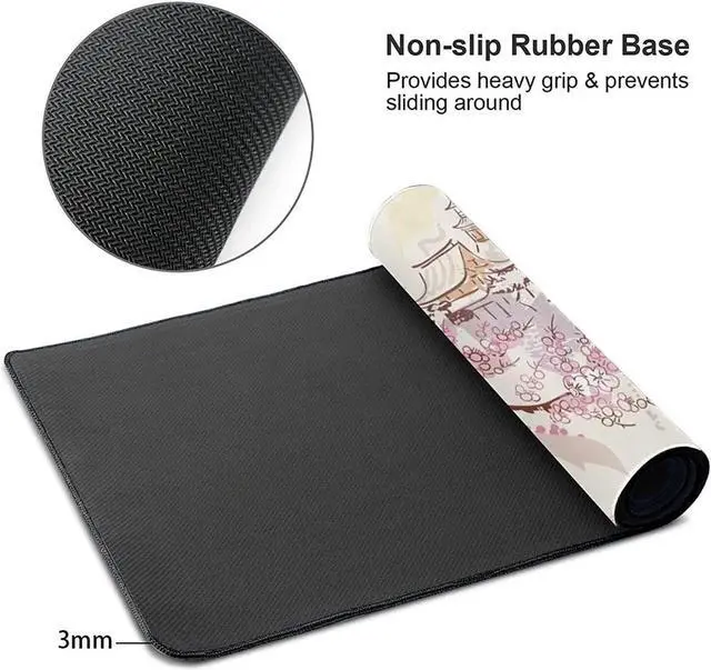 Alt view image 4 of 6 - Ancient Asian Gaming Mouse Pad Large XL Desk Mat Long Extended Pads Big Mousepad Keyboard Home Office