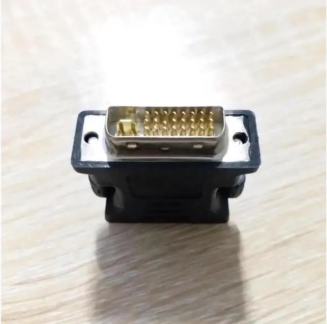 Alt view image 3 of 3 - DVI to VGA Female Adapter DVI-I Plug 24 + 5 P To VGA Jack Adapter HD Video Graphics Card Converter for PC HDTV Projector