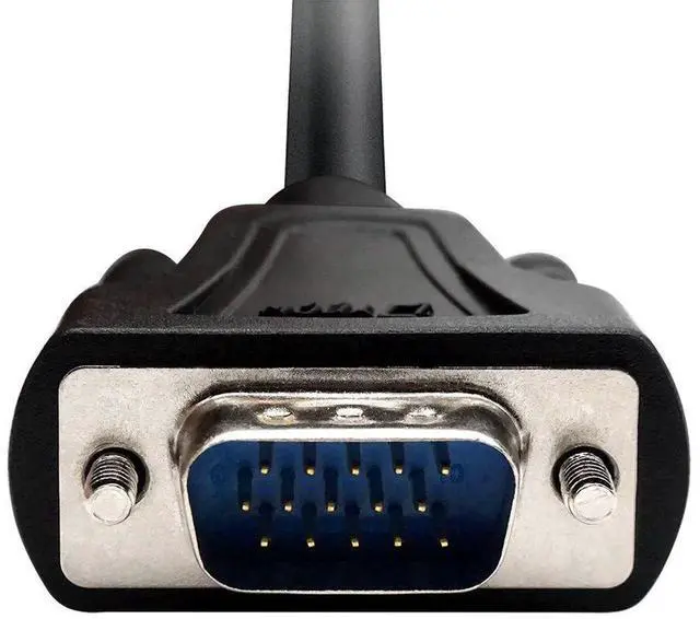 Alt view image 4 of 6 - VGA Male to Male Cable 10 Feet Long PC Computer Monitor Cord 1080p High Resolution (3 Meter, Black)