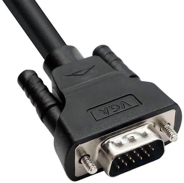 Alt view image 6 of 6 - VGA Male to Male Cable 10 Feet Long PC Computer Monitor Cord 1080p High Resolution (3 Meter, Black)