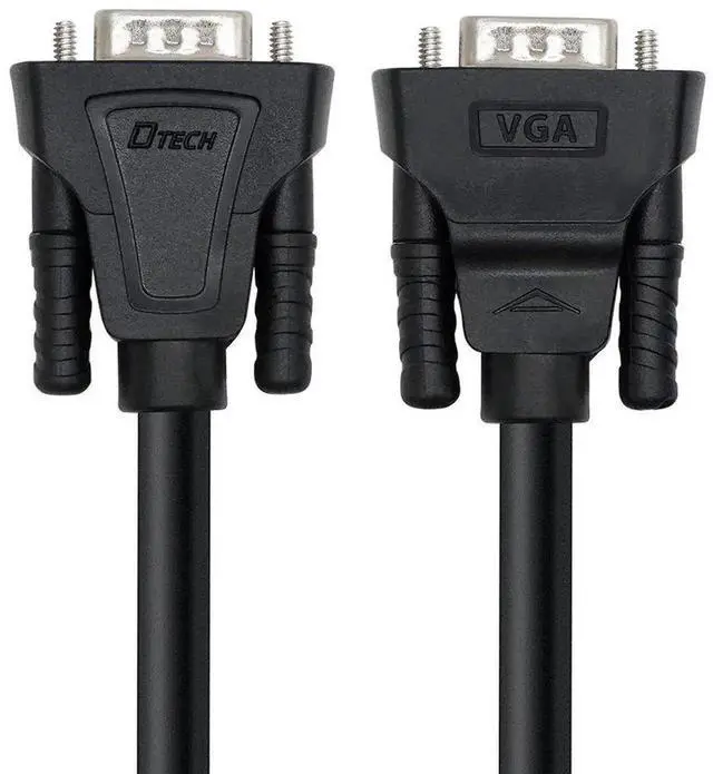 Alt view image 2 of 6 - VGA Male to Male Cable 10 Feet Long PC Computer Monitor Cord 1080p High Resolution (3 Meter, Black)