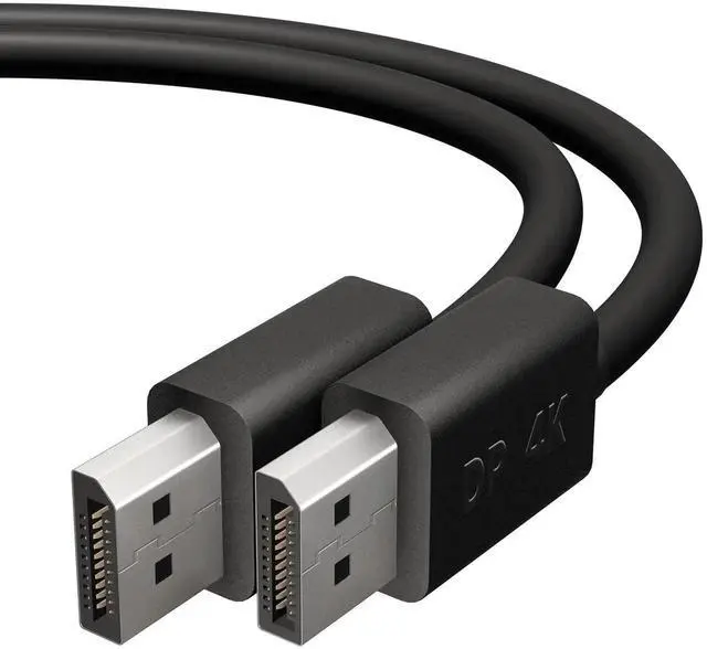 Alt view image 4 of 7 - 4K DisplayPort Cable, 6 FT DP to DP Cable 1.2, High Speed 4K@60Hz 2K@165Hz @144Hz 1080p for PC TV Laptop Gaming Monitor