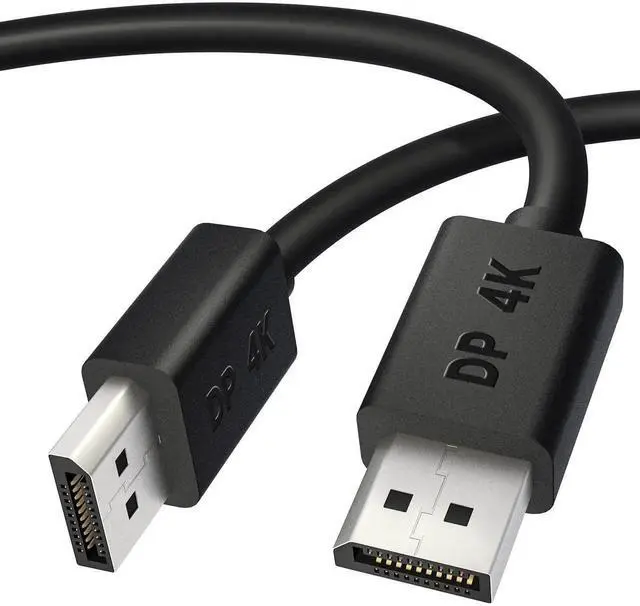 Main image of 4K DisplayPort Cable, 6 FT DP to DP Cable 1.2, High Speed 4K@60Hz 2K@165Hz @144Hz 1080p for PC TV Laptop Gaming Monitor