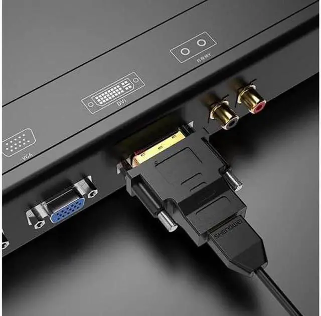 Alt view image 4 of 7 - DVI to HDMI Adapter 2-Pack Bi-Directional DVI Male to HDMI Female Converter Support 1080P 3D for PS3 PS4 TV Box Blu-ray Projector HDTV(DVI to HDMI)