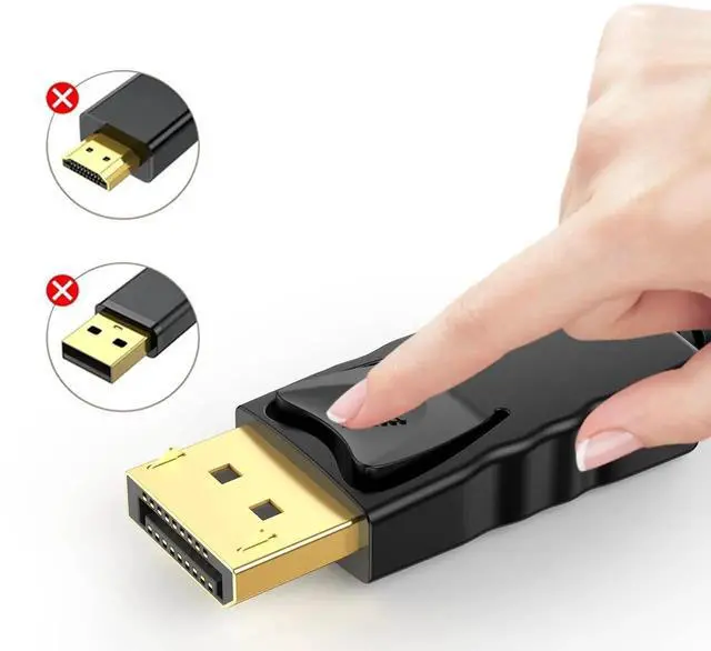 Alt view image 6 of 7 - DisplayPort to VGA Cable 6 FT, 10-Pack Display Port DP to VGA Adapter Cord Male to Male HD Video 1080P for Computer, Monitor, TV, Projector