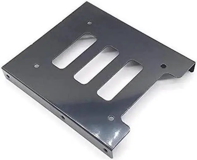 Alt view image 6 of 6 - 2.5 to 3.5 Inch Hard Disk Metal Bracket Adapter HDD Holder with IDE 4P Male to SATA 15 Pin Cable SATA 3.0 Cable for Desktop PCSSD Server (Red)