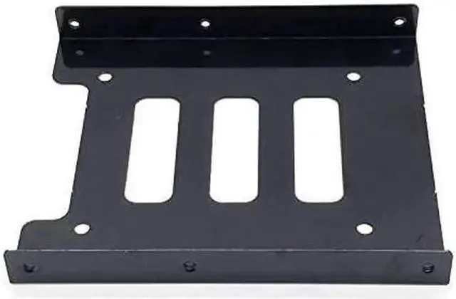 Alt view image 5 of 6 - 2.5 to 3.5 Inch Hard Disk Metal Bracket Adapter HDD Holder with IDE 4P Male to SATA 15 Pin Cable SATA 3.0 Cable for Desktop PCSSD Server (Red)