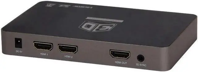 Alt view image 5 of 5 - HDMI Converter/2D to 3D/Video Converter Left and Right Up and Down Format to 3D Suitable Projection Blu-Ray Film EU Plug