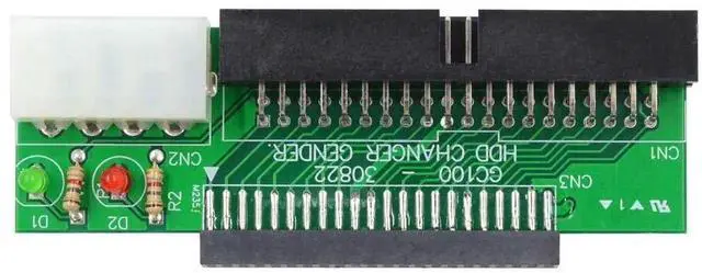 Alt view image 6 of 7 - Laptop IDE to Desktop PC Adapter, 2.5 inch 44 Pin HDD Hard Disk Drive or SSD to 40 Pin 3.5 inch PATA Port Converter Card