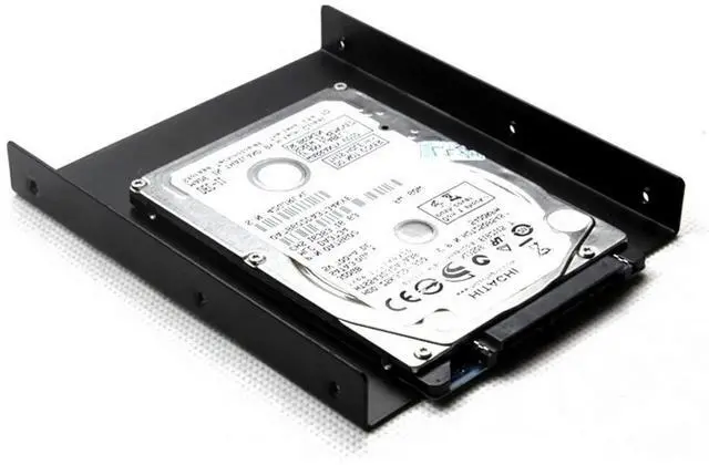 Alt view image 7 of 7 - HDD SSD Mounting Bracket 2.5 to 3.5 Adapter Hard Drive Holder (Single Drive, Pack of 2)