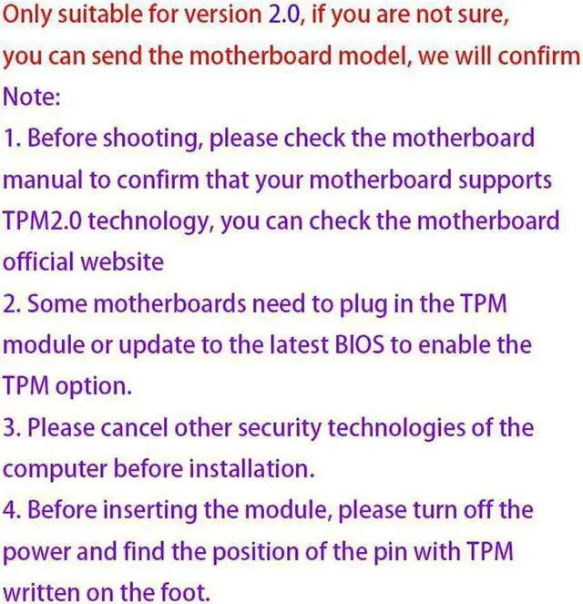 Alt view image 2 of 2 - 1Piece TPM 2.0 Module for SuperMicro AOM-TPM-9670H 10Pin SPI