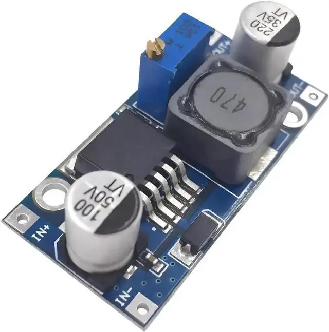 Alt view image 5 of 6 - LM2596s DC-DC Buck Converter 3A Adjustable Voltage Regulator 3.2-35V 1.25-35V DIY Power Supply Step Down Module (1 Pack)