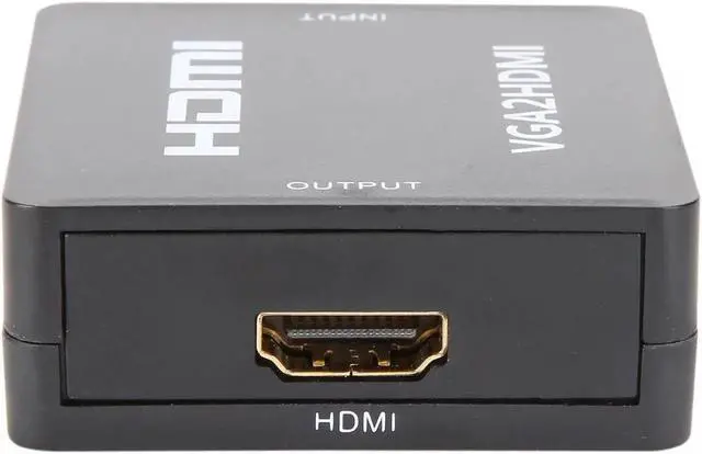Alt view image 5 of 5 - VGA to HDMI, GANA 1080P Full HD Mini VGA to HDMI Audio Video Converter Adapter Box With USB Cable and 3.5mm Audio Port Cable Support HDTV for PC Laptop Display Computer Mac Projector