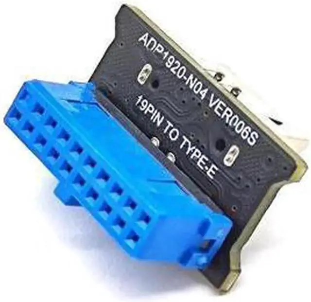Main image of USB 3.0 Internal 19 Pin Header to USB 3.1 Type-C (20 Pin) Key E Adapter Card for USB Type-C Port