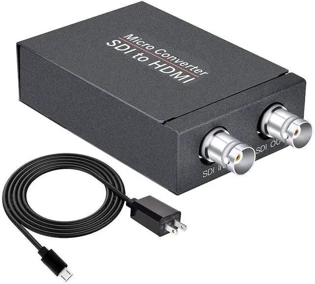 Main image of SDI to HDMI Converter Adapter for 3G-SDI/HD-SDI/SD-SDI Signals, 1080P@60Hz