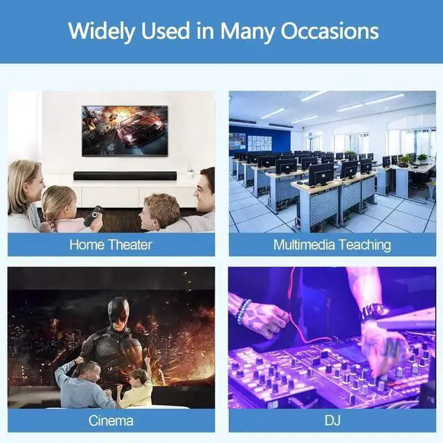 Alt view image 2 of 7 - 4K@60HZ HDMI Audio Extractor, HDMI to HDMI with Optical TOSLINK SPDIF + 5.1/2CH + 3.5mm RCA R/L Audio Converter HDMI Audio Splitter Adapter Supports HDMI 2.0, HDCP 2.2, 18Gpbs for PS5