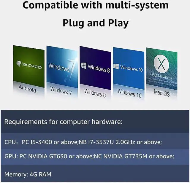 Alt view image 4 of 7 - Video Audio Capture Card HDMI to USB 2.0 1080p Record with Loop Out for Gaming Streaming Teaching Video Conference and Live Broadcasting