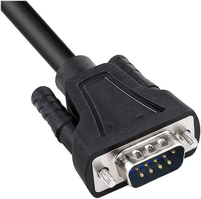 Alt view image 7 of 7 - DB9 RS232 Serial Cable Male to Female Extension Null Modem Cord Cross TXRX line for Data Communication 6 Feet Black