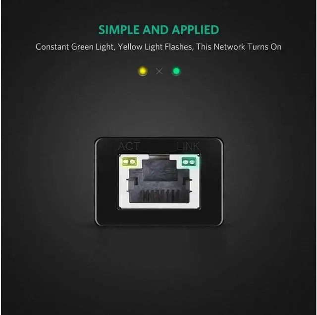 Alt view image 4 of 7 - UGREEN Ethernet Adapter USB 2.0 to 10/100 Network RJ45 Lan Wired Adapter for Nintendo Switch, Wii, Wii U, Macbook, Chromebook, Windows 10, 8.1, Mac OS, Surface Pro, Linux ASIX AX88772 Chipset (Black)