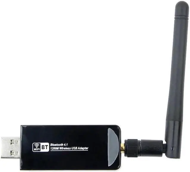 Alt view image 5 of 5 - 2IN1 Dual Band 1200Mbps Bluetooth 4.1 Wireless USB 3.0 Wifi Adapter 2.4G/5Ghz Realtek RTL8822BU Network Card Dongle w/Antenna