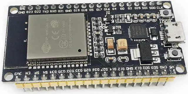 Alt view image 2 of 3 - FainWan DEVIT V1 ESP32-WROOM-32 Development Board ESP32 ESP-32S WiFi+Bluetooth Dev Module CP2102 Compatible with Ar-duino