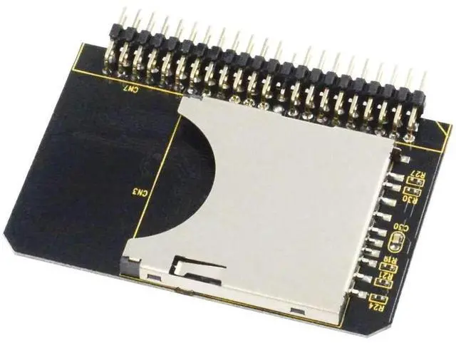 Alt view image 2 of 5 - SD Card to 2.5 Inch IDE Adapter, SDHC SDXC MMC Memory Card Converter to Laptop HDD 44 Pin Male PATA Port