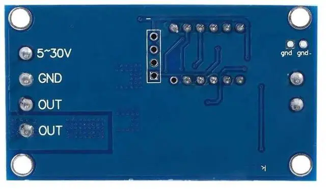 Alt view image 3 of 6 - DC 5V-36V Dual MOS Control Cycle Trigger Timer Delay Relay Module Switch LED Quiescent Current 20mA Operating Current 50mA