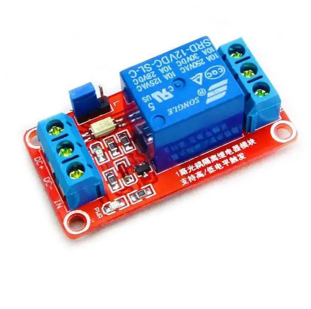 Main image of 12V 1 Channel Relay Module with Optocoupler Isolation Support High or Low Level Trigger