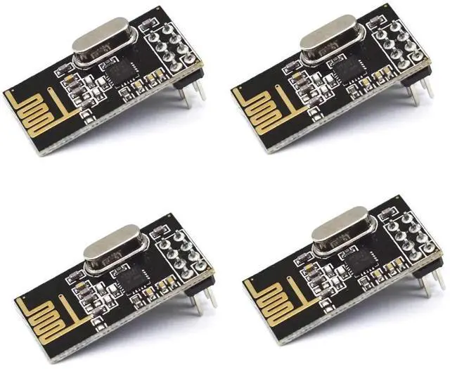 Main image of 4pcs NRF24L01+ Wireless Transceiver Module2.4G Wireless Transceiver Module
