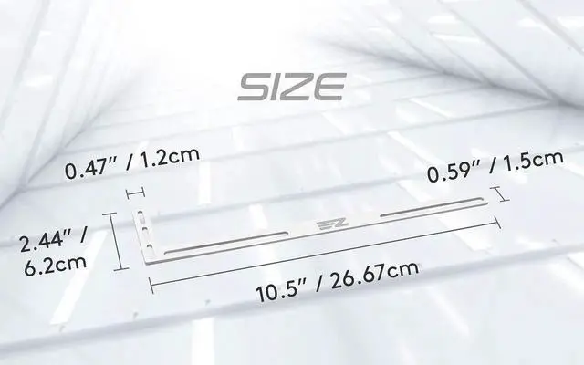 Alt view image 3 of 7 - GPU Bracket ,Graphics Card Brace Support,Video Card Holder,GPU Holder for Custom Desktop PC Gaming-3mm Aluminum-White