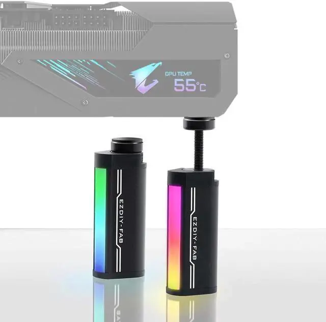 Main image of GPU Support Bracket,5V 3PIN ARGB Graphics Card Brace, GPU Support Stand Adjustable Height,Aluminum Video Card Sag Holder