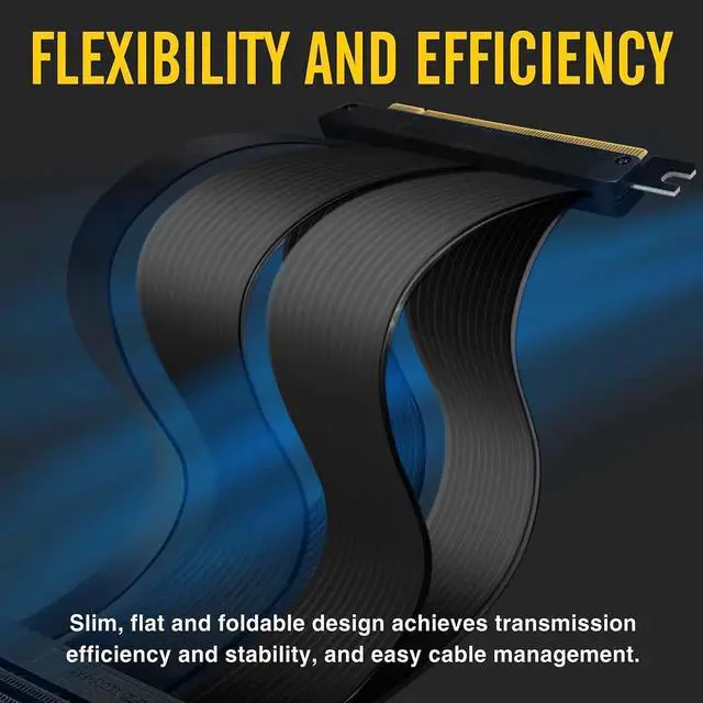 Alt view image 3 of 7 - Vertical PCIe 4.0 GPU Mount Bracket Graphic Card Holder with 5V 3 Pin ARGB LED Module, Video Card VGA Support Kit with PCIe 4.0 X16 Gen4 17cm/6.69in Riser Cable 90 Degree Right Angle (Black)