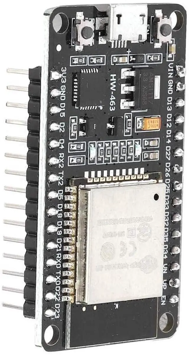 Alt view image 5 of 7 - WiFi Bluetooth Module Development Board for HW-463 ESP32, Support UART, SPI, SDIO, I2C, PWM, I2S, IR, ADC, DAC