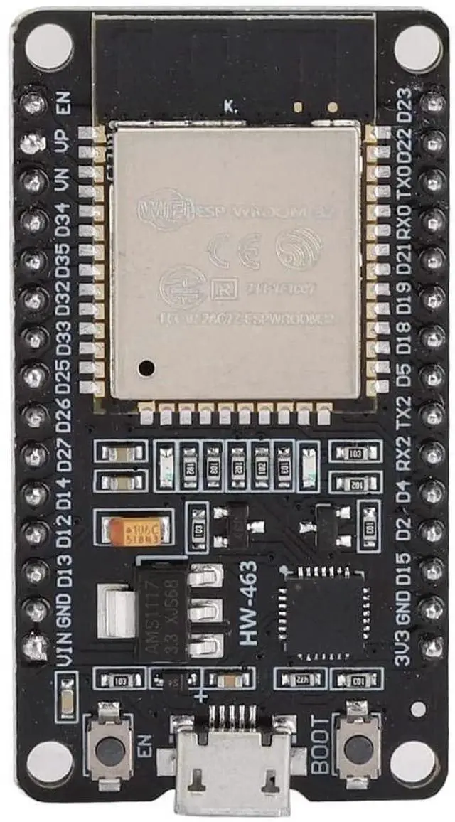 Alt view image 4 of 7 - WiFi Bluetooth Module Development Board for HW-463 ESP32, Support UART, SPI, SDIO, I2C, PWM, I2S, IR, ADC, DAC