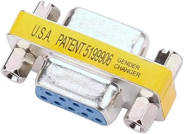 Alt view image 4 of 4 - DB9 Mini Gender Changer -10Pack 9 Pin RS-232 DB9 Female to Female Serial Cable Coupler Adapter