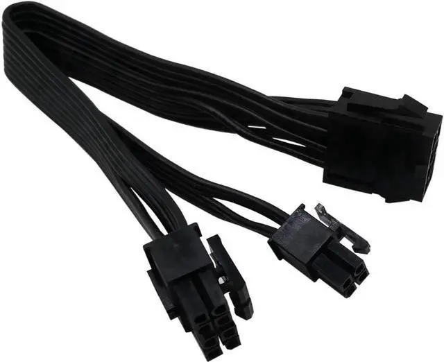 Main image of CPU 8 Pin Female to CPU 8 Pin ATX 4 Pin Male Power Supply Converter Adapter Extension Cable for Motherboard 9.5-inch(24cm)