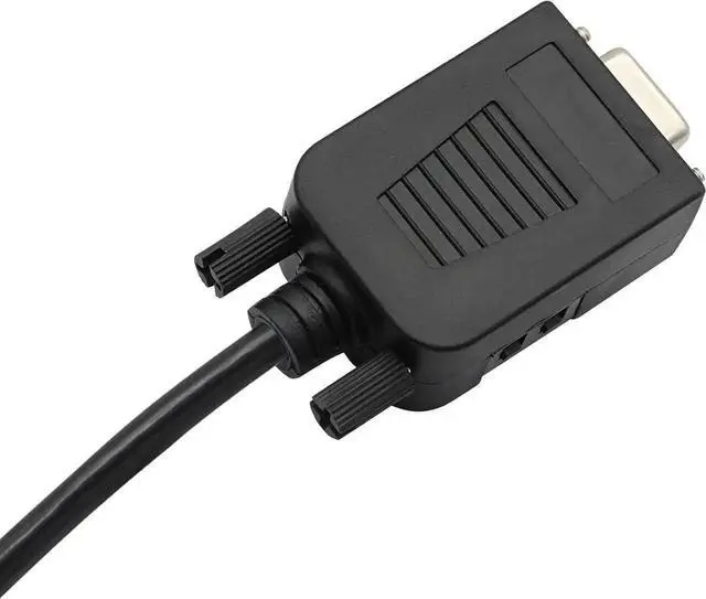 Alt view image 4 of 7 - DB9 Connector Adapter RS232 Serial Port D-SUB Adapter Plate Breakout Board Solder-Free (1-Pair Male+Female with Screwdriver, Black Rubber Core, Long Bolts)