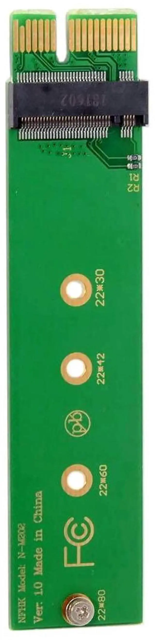 Main image of NGFF M-Key NVME AHCI SSD to PCI-E 3.0 1x PCIE4.0 x1 Vertical Adapter Compatible for XP941 SM951 PM951 960 EVO SSD