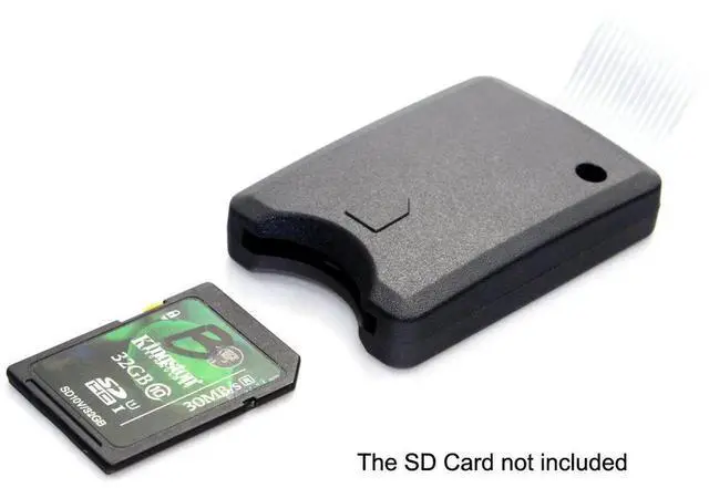 Alt view image 2 of 7 - Standard SD SDHC Male to SD Female Extension Memory Card Kit Soft Flat FPC Cable Extender 25cm Compatible for GPS Camera
