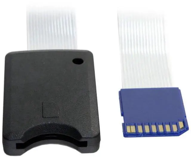 Alt view image 6 of 7 - Standard SD SDHC Male to SD Female Extension Memory Card Kit Soft Flat FPC Cable Extender 25cm Compatible for GPS Camera