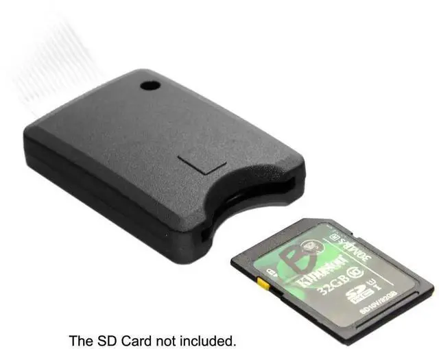 Alt view image 4 of 7 - Standard SD SDHC Male to SD Female Extension Memory Card Kit Soft Flat FPC Cable Extender 25cm Compatible for GPS Camera