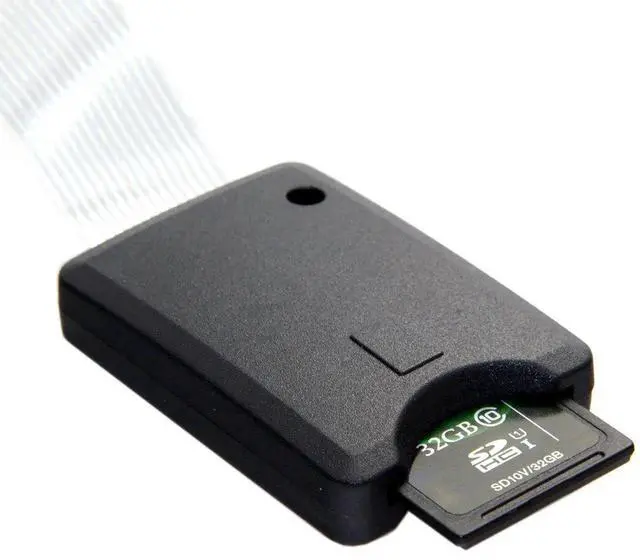 Alt view image 3 of 7 - Standard SD SDHC Male to SD Female Extension Memory Card Kit Soft Flat FPC Cable Extender 25cm Compatible for GPS Camera