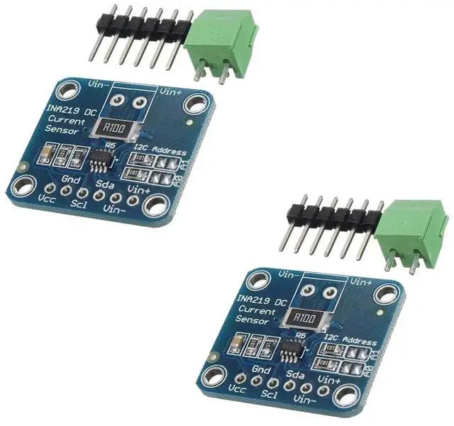 Main image of 2pcs INA219 I2C Bi-Directional DC Current Power Supply Sensor Breakout Module