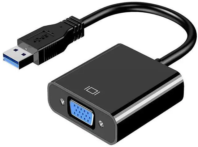 Main image of USB to VGA Adapter for Monitor, VGA to USB 3.0/2.0 Converter 1080P Multi-Display Video Cable for Laptop Desktop PC to Monitors, Projector, TV. (Not Support Chromebook)