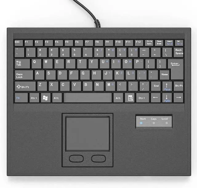 Main image of Waterproof Industrial Machine Keyboard with USB Interface and Touchpad (84ks USB Black)